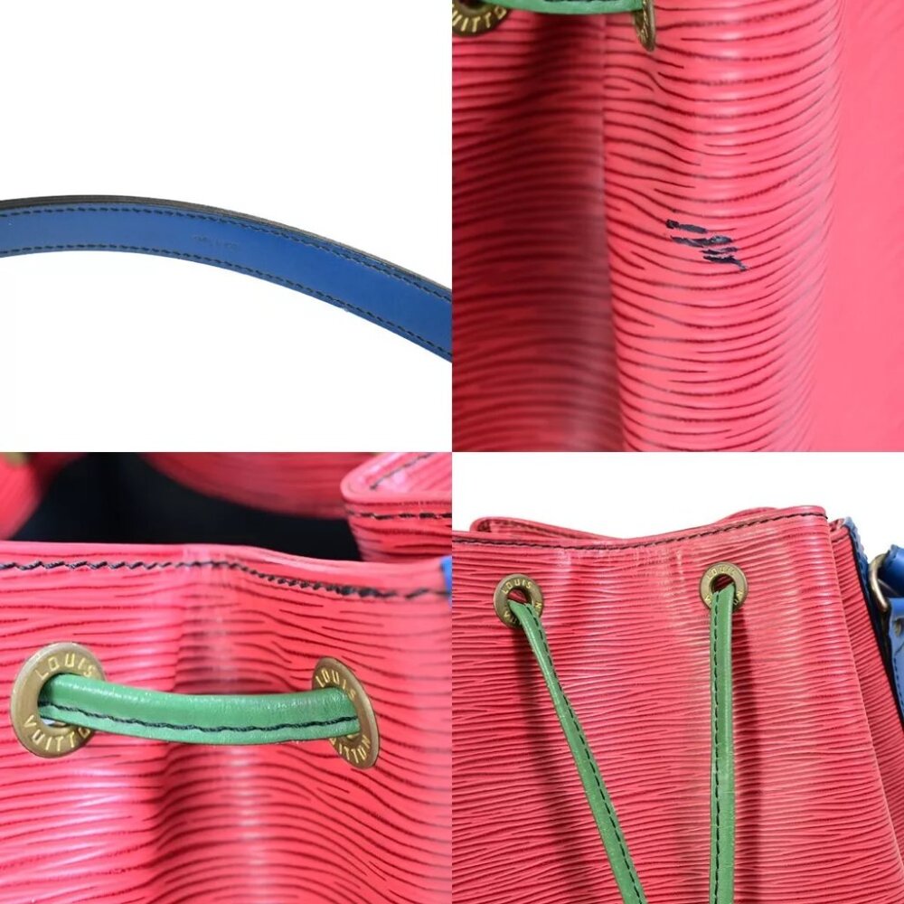 LOUIS VUITTON LV Bicolor Noe GM Shoulder Bag Epi Leather Red GN BE M4408 37SH999 - Picture 9 of 12